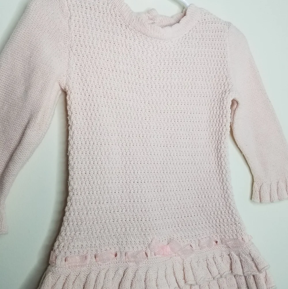 Catherine Malandrino Knit Blush Pink Dress 6-9m